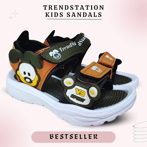 Image of Bear Kids Sandals, Attractive Colors And soft Sole, welcro Closure (Age 1 to 6 Years)