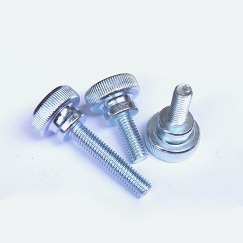 M5 M6 Thumb Screws High head Knurled Screw Carbon steel GB834 Bolts Length 8mm-30mm - (Dimensions: M6x25mm(6pcs))