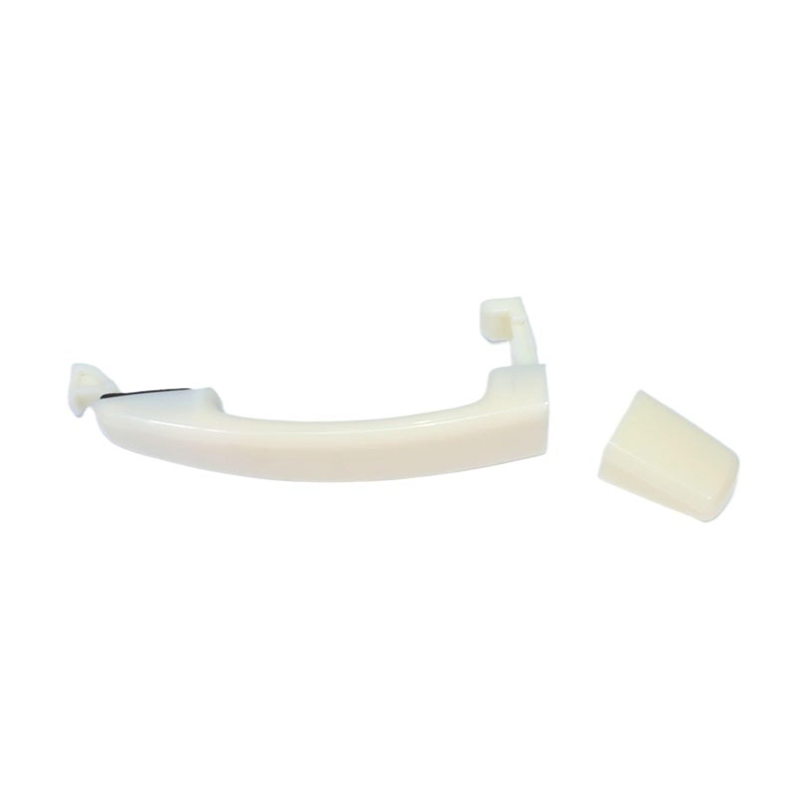 Qjahxkf White Front Right Replacement Exterior Door Handles Car Black Texture Exterior Door Handle 96468254 For Chevrolet For Aveo For Epica For Captiva For Lova 2006-2015 Outer Handle(White Front Right)