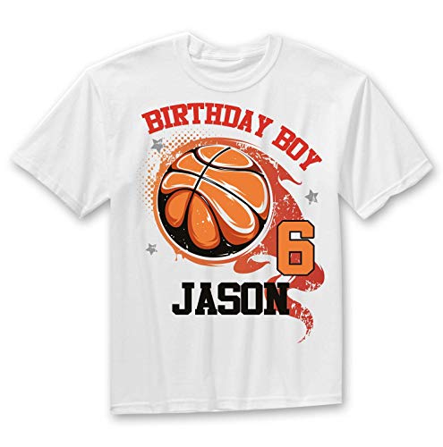 Personalized Basketball birthday Shirt, Basketball party theme shirt, Sports Birthday shirt2