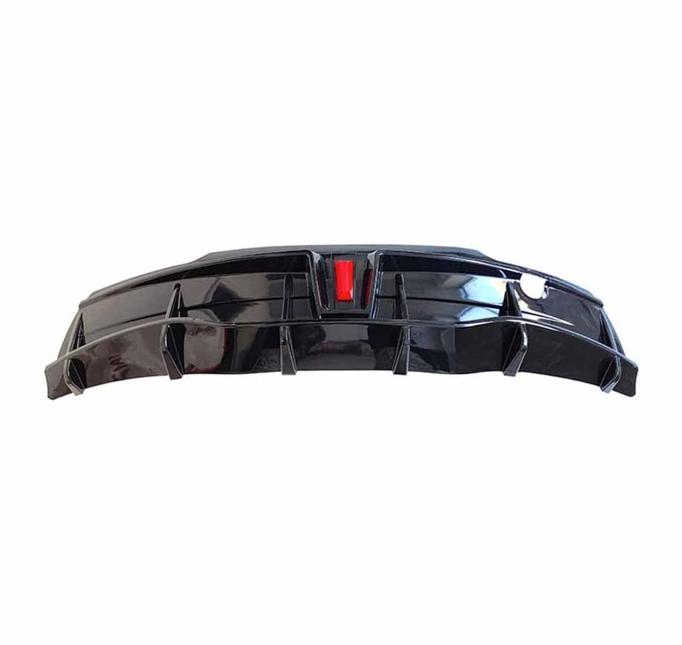 Tylny zderzak samochodowy Dyfuzor warga do Tesli Model Y 2021+, dolne tylne spojlery podwozie Anti Crash Protector Splitter ABS Akcesoria