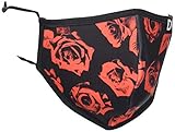 maskros lampe anleitung Desigual; Face Mask Desigual Unisex-Adult MASK_Roses Handkerchief, Black, One Size