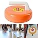 Zxpjkyu Children's Ball, Indoor Sports Educational Toy, Portable, 11 Cm, for Floor Use, Ideal for Classrooms, Parties, and Training, Orange