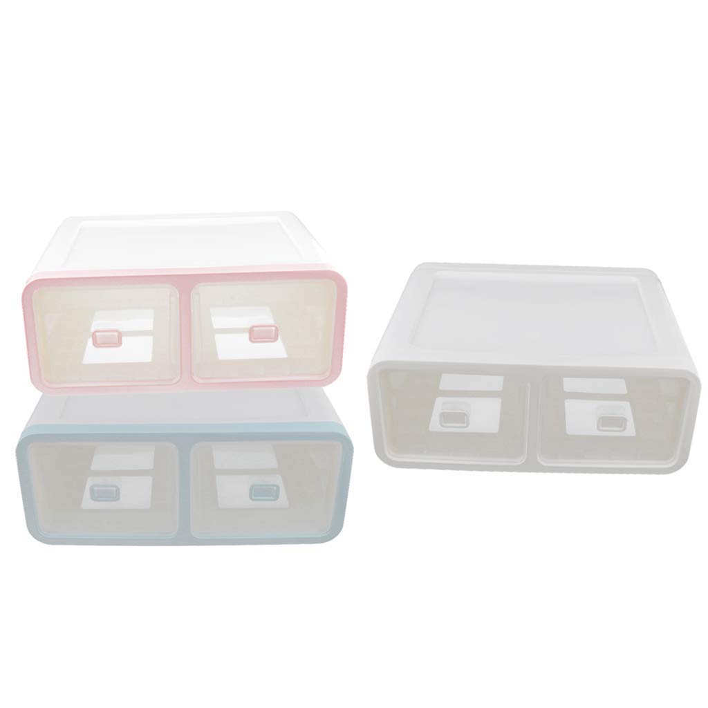 3 cajones caja de almacenamiento organizador para ropa interior, calcetines