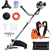 52CC Gas Lawn Mower - Powerful 2-Stroke Yard Trimmer, Durable Gas-Powered Brush Cutter, for Gardening Enthusiasts, DIY Backyard Tool