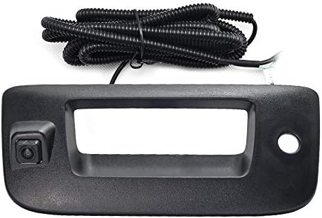 Chevy Silverado and GMC Sierra Rear View Camera Backup Tailgate Handle Camera for Chevy Silverado and GMC Sierra Years 2007-2013,Tailgate Door Handle Replacement Camera(Color: Black)