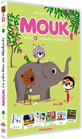 Mouk Vol 4 Le Plus Beau des éléphants DVD importación edición original francesa para niños