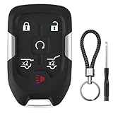 Carcasa de Repuesto para Llave de Coche Inteligente con 6 Botones para Chevy Suburban Tahoe GMC Yukon XL Denali HYQ1AA 2015 2016 2017 2018 2019 2020 sin Llave Carcasa de Repuesto para Llave de Coche Inteligente con 6 Botones para Chevy Suburban Tahoe GMC Yukon XL Denali HYQ1AA 2015 2016 2017 2018 2019 2020 sin Llave