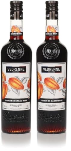 Vedrenne Liqueur de Cacao Brun 70 cl (Lot de 2)