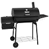 Royal Gourmet CC1830S 30 BBQ Charcoal Grill and Offset Smoker 811 Square Inch cooking surface Outdoor for Camping Black