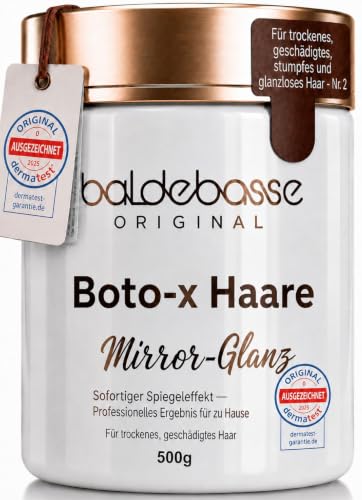 Haarmaske für Haare Mirror Gloss Boto-x Kapillar Pflege Professionelle Reparatur & Intensivpflege für trockenes und geschädigtes Haar Laborgetestet