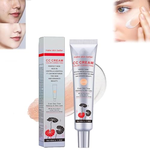 Korean Color Changing CC Cream, 2 In1 Skincare & Makeup, Korean CC Cream Foundation, Korean Color Changing Foundation, Moisturizing Long-Lasting Facial Concealer for All Skin Types (light)