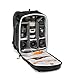 Lowepro Pro Trekker BP 350 AW II, Camera Bag, Backpack with Recycled Fabric, Fits 15” Laptop or Tablet, MaxFit Dividers, Weatherproof Cover, Mirrorless DSLR Case, Black Dark Grey, LP37268-GRL