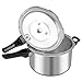Barton 8Qt Pressure Canner Release Valve Aluminum Canning Pot Cooker Pot Stove Top Instant Fast Cooking Pot Stewing Locking System, 8 Quart