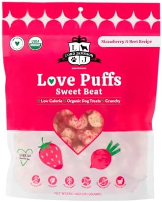 Lord Jameson Sweet Beat Light & Crunchy Love Puffs - Strawberry &...