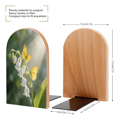 Sujetalibros de madera decorativos y soporte grande para cuidar tus novelas favoritas 3