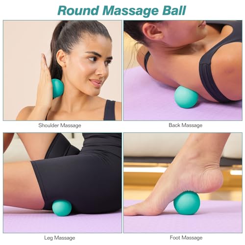 5-in-1-Foam-Roller-Set-Trigger-Point-Foam-Back-Roller-Muscle-Roller-Stick-Massage-Ball-Stretching-Band-for-Deep-Muscle-Massage-Pilates-YogaFitness-Exercise-for-Whole-Body-Release