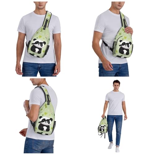 Bolso cruzado urbano para hombres y mujeres color negro miniatura 7