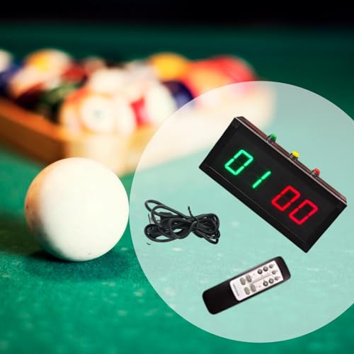 Marcador digital con control remoto electrónico para mesas de billar 7