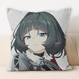 Almohada De Peluche para ZZZ Jane Doe, 40 * 40CM, Cojín De Dibujos Animados De Doble Cara, Una Linda Almohada de Peluche para Jugadores,4