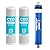 Max Water Combo RO Filter Replacement Set 2 Carbon Filters and RO Membrane