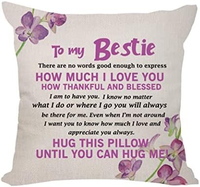 Wife Gifts from Husband Cushion Cover Throw Pillow Cover Pillowcase for Wife Birthday Gifts Valentine's Day Gifts (WIFE-2)