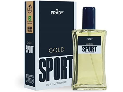 PRADY - Gold Sport pour Homme - 100 ml - Fraîcheur et élégance pour chaque journée