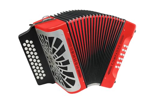 Hohner Compadre FBbEb Accordion with Gig Bag (Red)