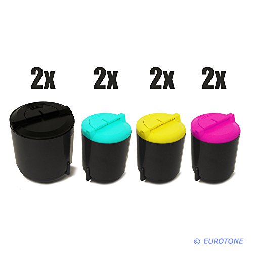 Pack de 8 cartouches Eurotone CLP-K300A pour imprimante Samsung CLX-2160 N