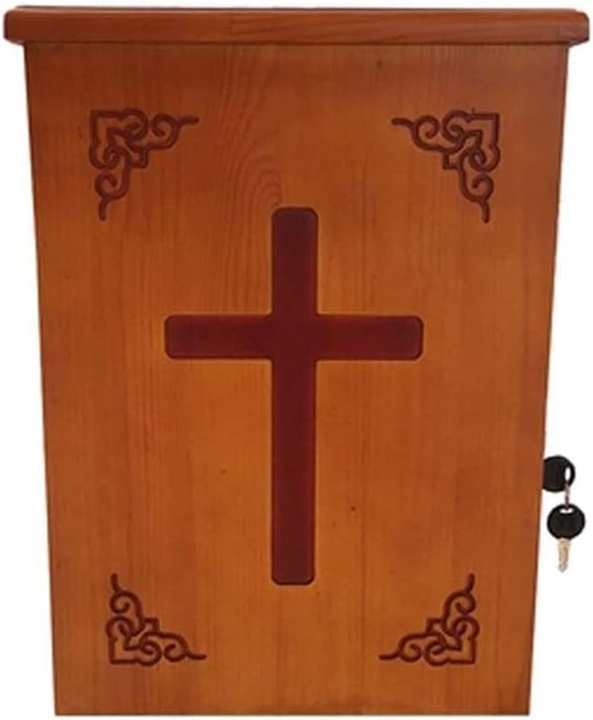 HBJWOV Wall Mount Lockable Mailbox - Outdoor Galvanized Metal Key Large Capacity - Commercial Rural Home Decorative & Office Business Parcel Box Packages Drop Slot Secure Lock