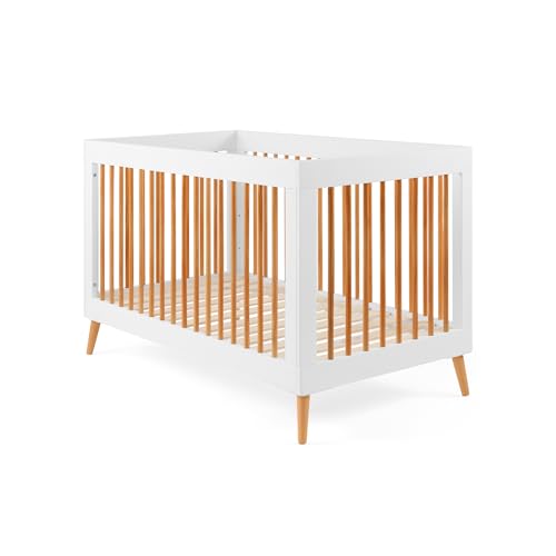 Image of Growgether APEX 4-in-1 Convertible Baby Crib, Premium Pinewood & LVL, Certified BS EN 716, Converts to Toddler Bed /Daybed /Sofa, 3-Level Adjustable Height, 0 to 4 Yr, Safety Rail | 1 Yr Warranty