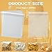 Cidenbio 200 Pcs Thickened Cookie Bags with Seal 5x7 In, Clear Cellophane Treat Bags Self Sealing 3.1 Mils Resealable Plastic Bag for Cookies, Candy, Bread, Party Favors, Bakery, Gift Packaging