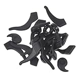 Angoily Comfortable Silicone Pieces Slip Grips for Eyeglasses Durable Eye Wear Leg Tools for Sports and Everyday Use