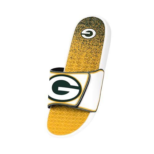 Image of FOCO mens Nfl Primary Team Logo Gradient Gel Slide Sandals