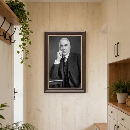 Impression sur toile Warren G Harding cadre suspendu salon