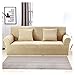 YQJYMFZ Pokrowiec na sofę kanapę, elastyczny lniany pokrowiec na sofę do salonu 1/2/3/4-osobowa sofa narożna w kształcie litery L bawełniany pokrowiec spandex (rozmiar: 3-osobowa 190-230 cm)