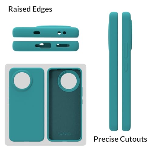 Image of SPRIG Compatible with Mi 14 Civi Premium SilkTone Back Cover Drop Tested Shock Proof Mobile Case for Men, Women, Boys and Girls with Camera Protection (Ocean Blue)