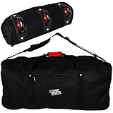 Dank dem großen Stauraum von ca. 100 Liter, bietet die Reisetasche viel Packmöglichkeiten