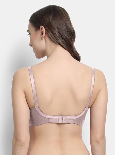Image of VSTAR Queen U Black CLR Soft Cotton Bra for Women | Wirefree, Single Layered Seamed Cups | Adjustable Straps | Comfy Non Padded Bra 32 | Cool Grey