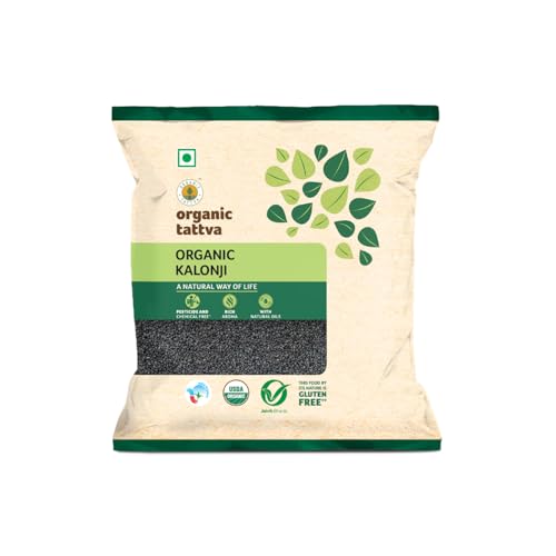 Organic Tattva 'Kalonji Seeds', Organically Processed, Premium Natural Nigella Seeds (100G, Pouch)