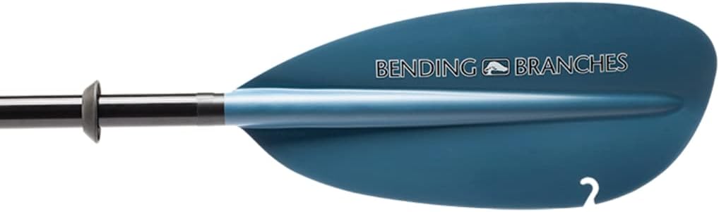 BENDING BRANCHES Angler Classic Snap-Button Kayak Fishing Paddle – Lightweight Fiberglass Shaft, Durable Fiberglass-Reinforced Nylon Blades, 2-Piece Design