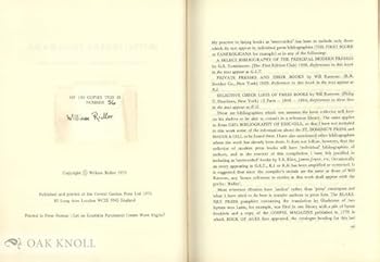 Hardcover BRITISH MODERN PRESS BOOKS, A DESCRIPTIVE CHECK LIST. [Unknown] Book