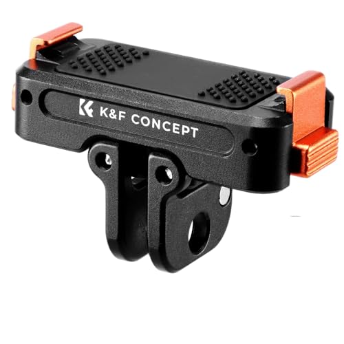 K&F CONCEPT OSMO Action6/Nano �p �}�O�l�b�g���N�C�b�N�����[�X �A�_�v�^�[ �܂肽���݃c�[�N���[ & 1/4�l�W �ϊ��}�E���g �y�ʎ��[ �O�r�� ���B��_ �A�N�Z�T���[�g���Ή� �A���~������