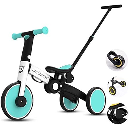 Amazon Magna マグナ 4way 変形 ストライサイクル ストライダー トライサイクル バランスバイク トレーニングバイク 三輪車 折りたたみ収納 ブルー 三輪車 おもちゃ