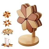 PROTECTION THERMIQUE: Résiste à des températures allant jusqu'à 240°C, idéal pour protéger vos surfaces des plats chauds，dessous de plat bois