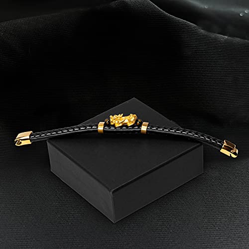 Katomi Feng Shui Ossidiana Pi Xiu Bracciale in