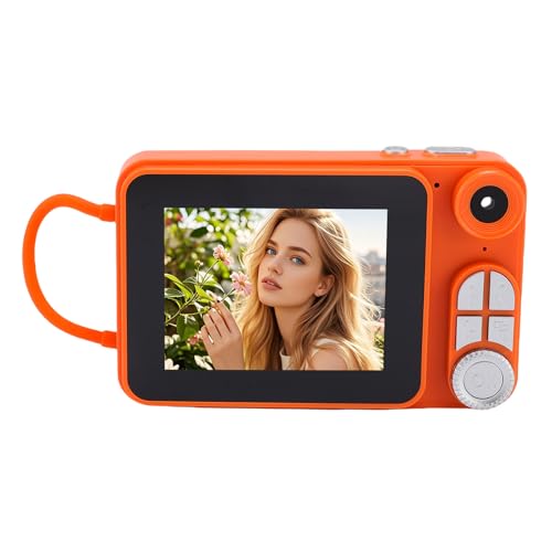 Cámara digital ASHATA 48MP 4K para vlogging orange miniatura 7