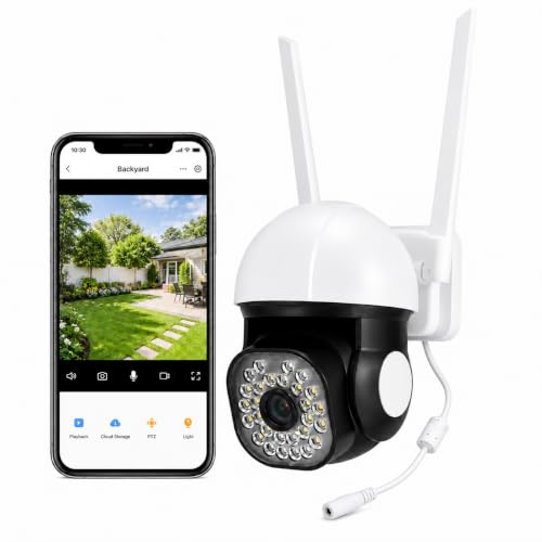 NEYESECU 2K 360° PTZ Wireless Camera