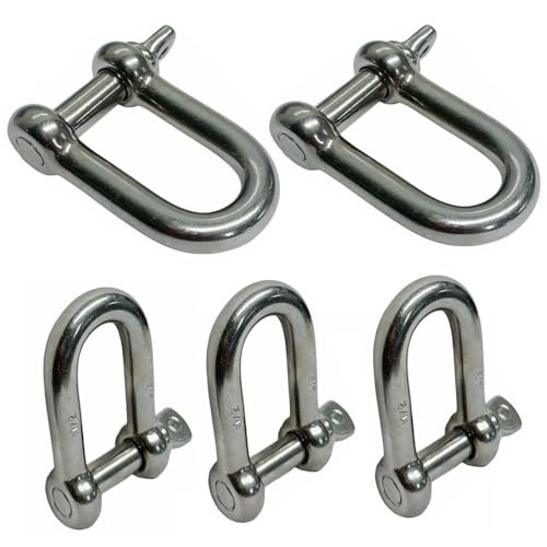 DBMIMPORTERS 5 PC Stainless Steel 1/2
