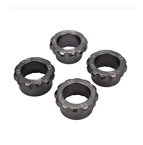 SSGLOVELIN Conjunto de Herramientas Caso 4PCS Parte Posterior del Tornillo Abridor for Breitling 34mm 35mm 36mm 38mm Reloj Herramientas de reparación de la Caja de Tornillos (Color : Silver Black) Cover